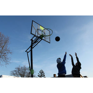 EXIT Galaxy Portable Basketball Backboard with Wheels - Green/Black