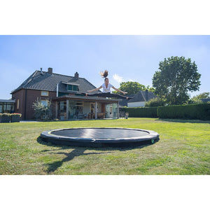 EXIT Silhouette in-ground sports trampoline ø366cm - Black