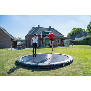 EXIT Silhouette in-ground sports trampoline ø366cm - Black