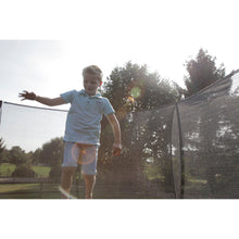 Load image into Gallery viewer, EXIT Silhouette floor trampoline ø244cm with safety net - Black
