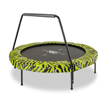 Load image into Gallery viewer, EXIT Tiggy junior trampoline with bar ø140cm - Black/Green
