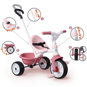 Be Move Tricycle - Pink