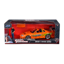 Carregar imatge al visor de la galeria, Brian’s Toyota Supra 1995 – Fast &amp; Furious – Jada Toys

