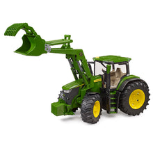 Load image into Gallery viewer, John Deere 7R 350 toy tractor with front loader
