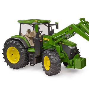 John Deere 7R 350 toy tractor with front loader