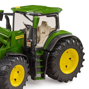 John Deere 7R 350 toy tractor with front loader