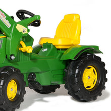 Carregar imatge al visor de la galeria, Tractor de pedals John Deere 6210R amb pala carregadora
