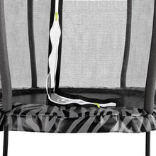 Load image into Gallery viewer, EXIT Tiggy junior trampoline with safety net ø140cm - Black/Grey
