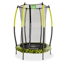 Load image into Gallery viewer, EXIT Tiggy junior trampoline with safety net ø140cm - Black/Green
