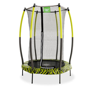 EXIT Tiggy junior trampoline with safety net ø140cm - Black/Green