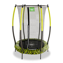 Load image into Gallery viewer, EXIT Tiggy junior trampoline with safety net ø140cm - Black/Green
