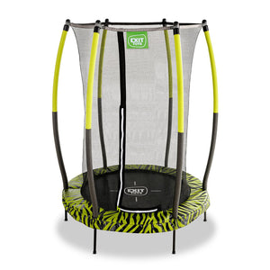 Cama Elàstica EXIT Tiggy junior amb xarxa de seguretat ø140cm - Negre/Verde