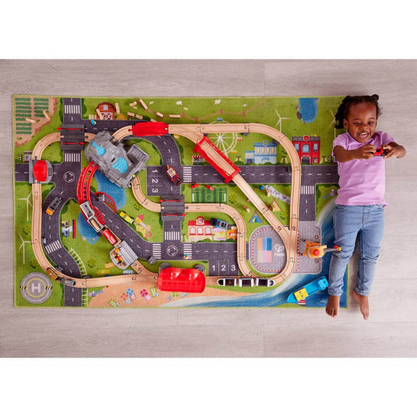 Alfombra de carreteras Railway Play