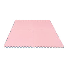 Cargar imagen en el visor de la galería, Alfombra Infantil Puzzle de Foam 180x180cm - Rosa Azul
