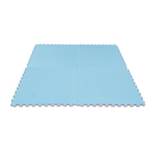 Cargar imagen en el visor de la galería, Alfombra Infantil Puzzle de Foam 180x180cm - Rosa Azul
