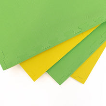Cargar imagen en el visor de la galería, Alfombra Infantil Puzzle de Foam 180x180cm - Amarillo Verde
