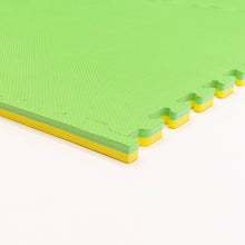Cargar imagen en el visor de la galería, Alfombra Infantil Puzzle de Foam 180x180cm - Amarillo Verde
