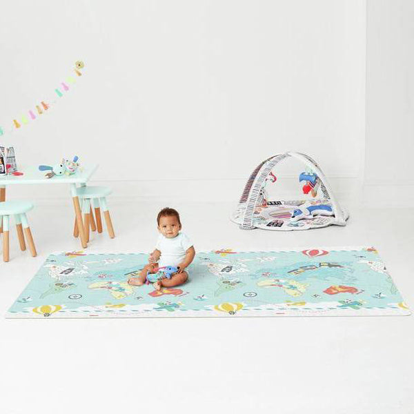 Alfombra para jugar reversible Viajeros – 218x132