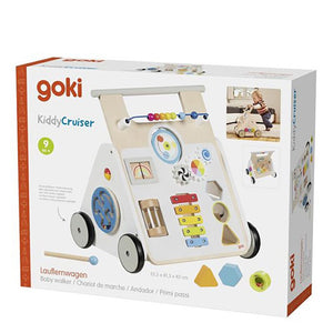 Goki Wooden KiddyCruiser Walker
