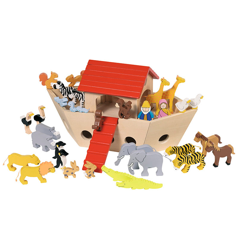 Goki Wooden Noah's Ark Toy | Juego y Jardín