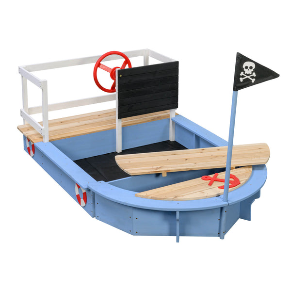 Arenero con diseño de barco - Capitán