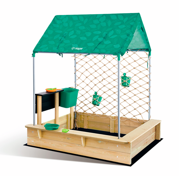 Cabaña con arenero Hape