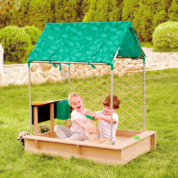 Cabaña con arenero Hape