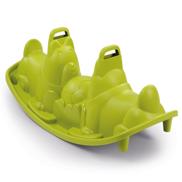 Two-seater seesaw Green dog