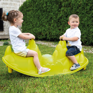 Two-seater seesaw Green dog