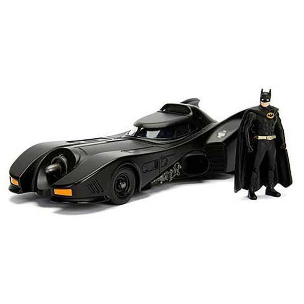 Batmòbil Metàl·lic 1989 Escala 1:24 amb Figura Batman