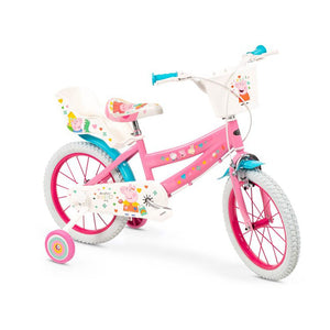Bicicleta Infantil 16" Peppa Pig - Rosa - Per a nenes a partir de 5 anys
