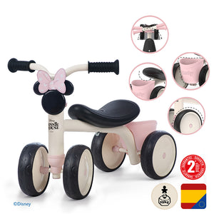 Bicicleta Correpasillos Minnie Mouse Rookie de Smoby