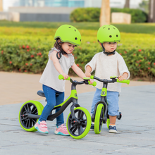 Load image into Gallery viewer, Go Bike Elite Duo Balance Bike Lime Green
