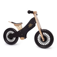 Cargar imagen en el visor de la galería, Bicicleta de equilibrio de madera Kinderfeets - Negro
