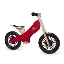 Cargar imagen en el visor de la galería, Bicicleta de equilibrio de madera Kinderfeets - Rojo
