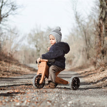 Cargar imagen en el visor de la galería, Bicicleta de equilibrio y triciclo de madera 2 en 1 Tiny Tot - Bambú
