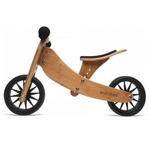 Bicicleta de equilibrio y triciclo de madera 2 en 1 Tiny Tot - Bambú