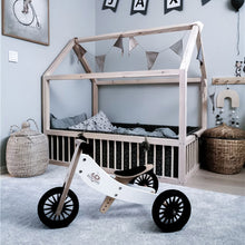 Load image into Gallery viewer, Tiny Tot Plus 2-in-1 Wooden Balance Bike and Tricycle - White
