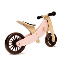 Cargar imagen en el visor de la galería, Bicicleta de equilibrio y triciclo de madera 2 en 1 Tiny Tot Plus - Rosa
