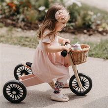 Cargar imagen en el visor de la galería, Bicicleta de equilibrio y triciclo de madera 2 en 1 Tiny Tot Plus - Rosa
