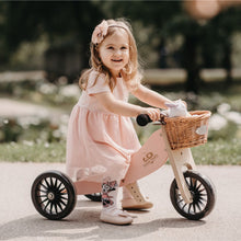 Cargar imagen en el visor de la galería, Bicicleta de equilibrio y triciclo de madera 2 en 1 Tiny Tot Plus - Rosa
