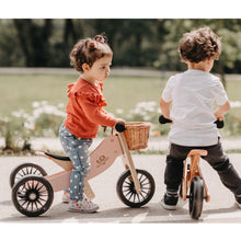 Cargar imagen en el visor de la galería, Bicicleta de equilibrio y triciclo de madera 2 en 1 Tiny Tot Plus - Rosa
