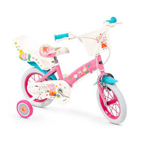 Bicicleta Infantil 12" Peppa Pig - Rosa - Per a nenes a partir de 3 anys
