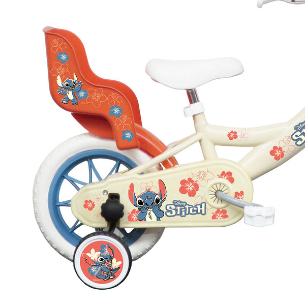 Bicicleta Infantil 12" Stitch – Para Meninas a partir dos 3 anos