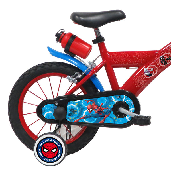 Bicicleta Infantil 14" Spiderman – Per a Nens a partir de 4 anys
