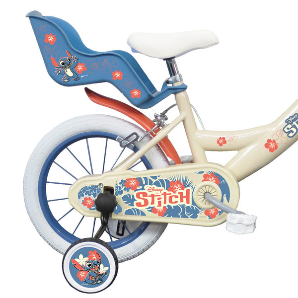Bicicleta Infantil 14" Stitch – Para Meninas a partir dos 4 anos