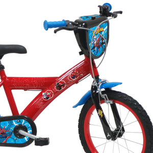 Bicicleta Infantil 16" Spiderman – Per a Nens a partir de 5 anys