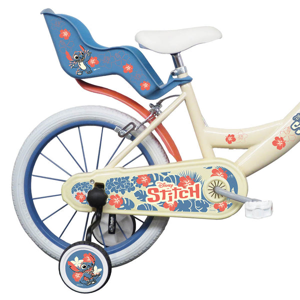 Bicicleta Infantil 16" Stitch – Para Meninas a partir dos 5 anos