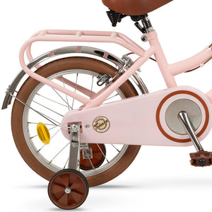 Bicicleta Infantil Vintage Rosa 16", Per a Nens a Partir de 5 anys
