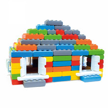 Cargar imagen en el visor de la galería, Bloques de construcción Junior Bricks 140 con Puertas y Ventanas

